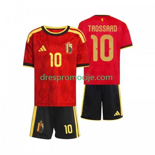 Belgija Leandro Trossard 10 Dres Dječji Domaći Svjetsko prvenstvo 2026 Kratkih Rukava Belgija Leandro Trossard 10 Dres Dječji Domaći Svjetsko prvenstvo 2026 Kratkih Rukava